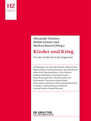 cover image of Kinder und Krieg